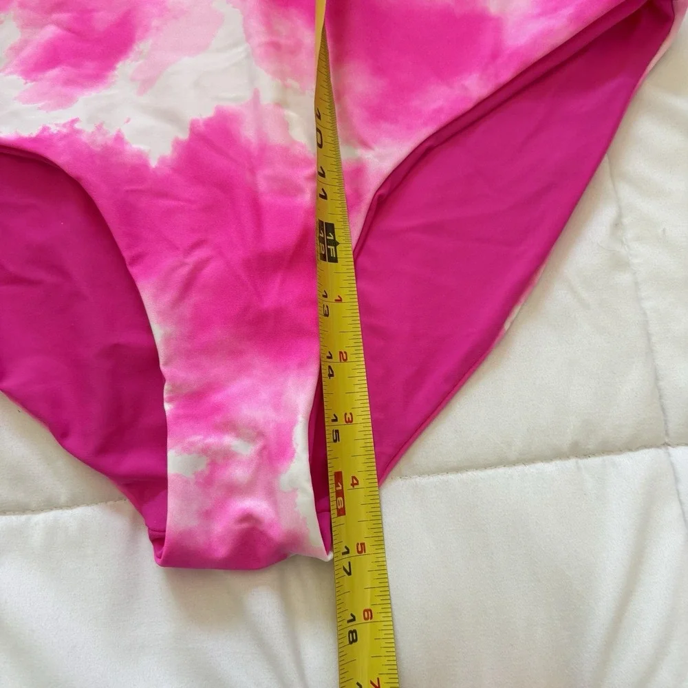 Coral Reef Swim Bikini Bottoms Womens Size Large Reversible Pink Summer Beach‎